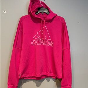 Adidas Fuchsia Pullover Hoodie